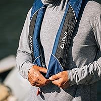 Vista 3 de Onyx A/M-24 Automatic/Manual Inflatable Life Jacket, U.S. Coast Guard Approved, Low Profile, Compact Design, Manual Convertible Inflation Option