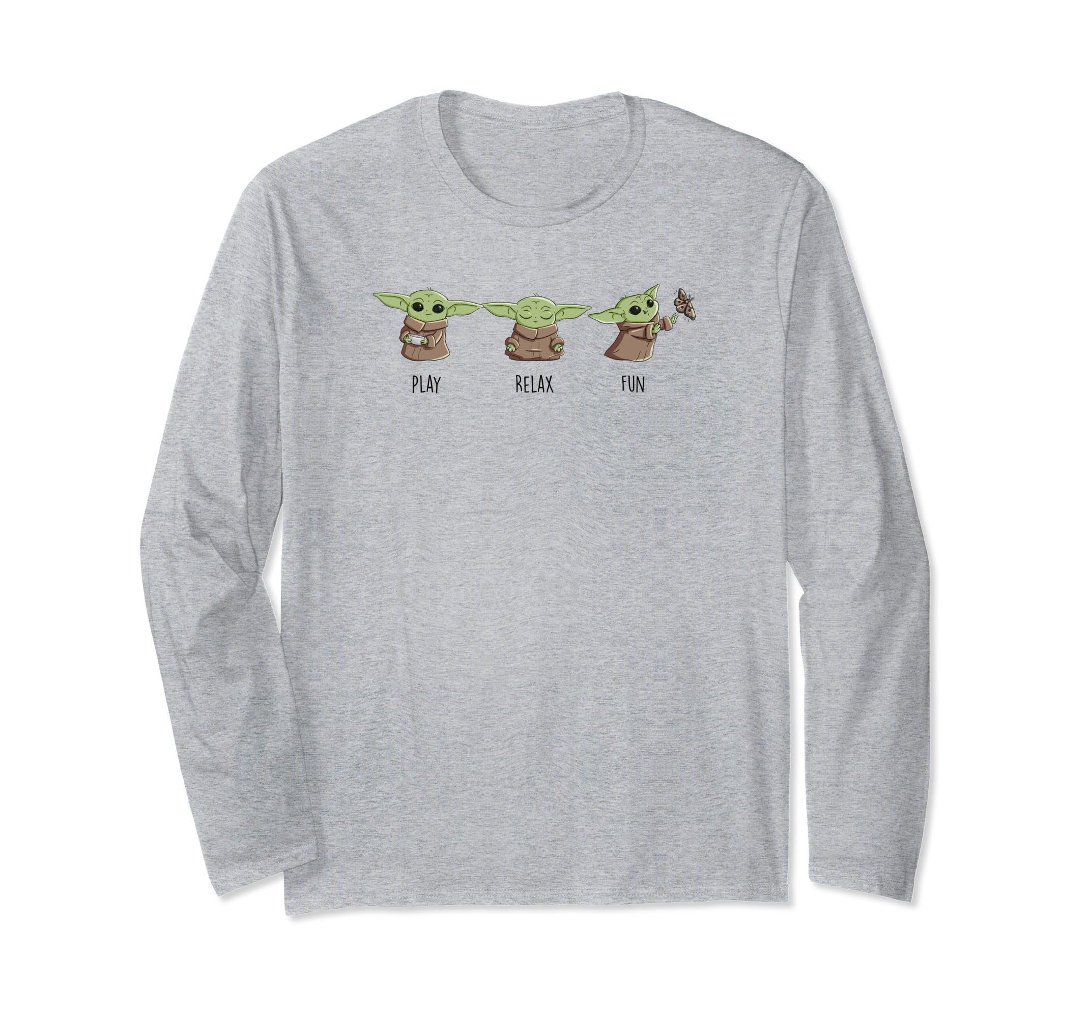 T-shirt Grogu Mandalorian manches longues Star Wars imprimé - 2