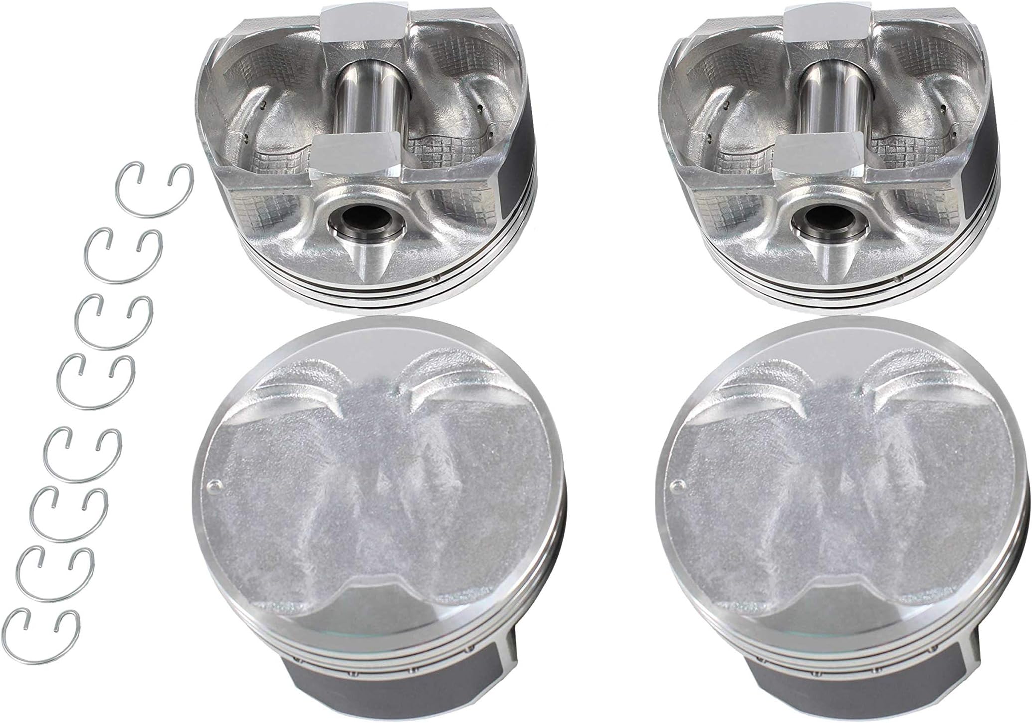 DNJ P720D Piston Set Standard for 2006-2011 Subaru Forester, Impreza, Legacy 2.5L H4 16V SOHC 2458cc