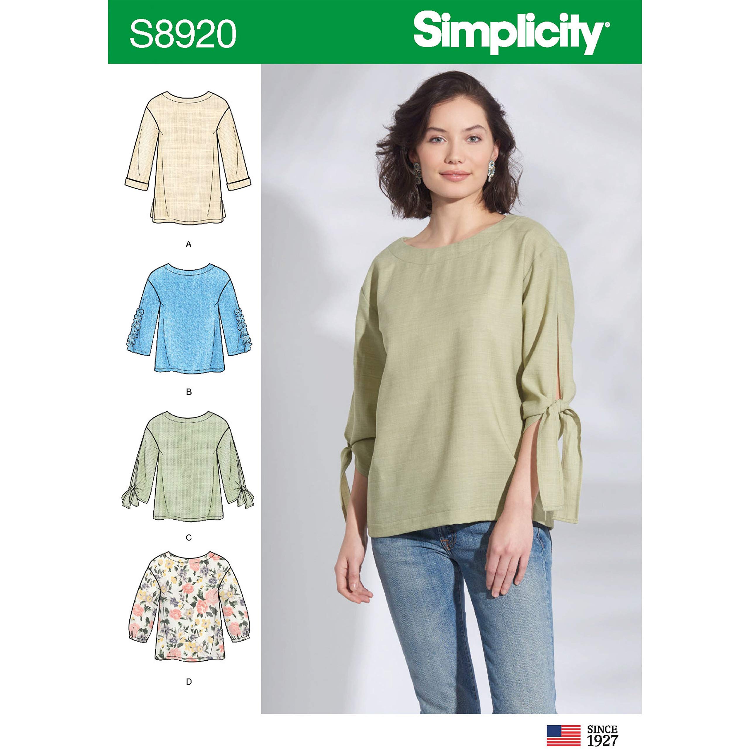 Patrons de couture R10182 pour hauts femme à porter au bureau ou en weekend
