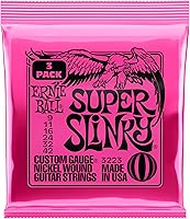 Vista 10 de Ernie Ball Super Slinky - Cuerdas para guitarra eléctrica con envoltura de níquel, calibre 9-42 (P02223)
