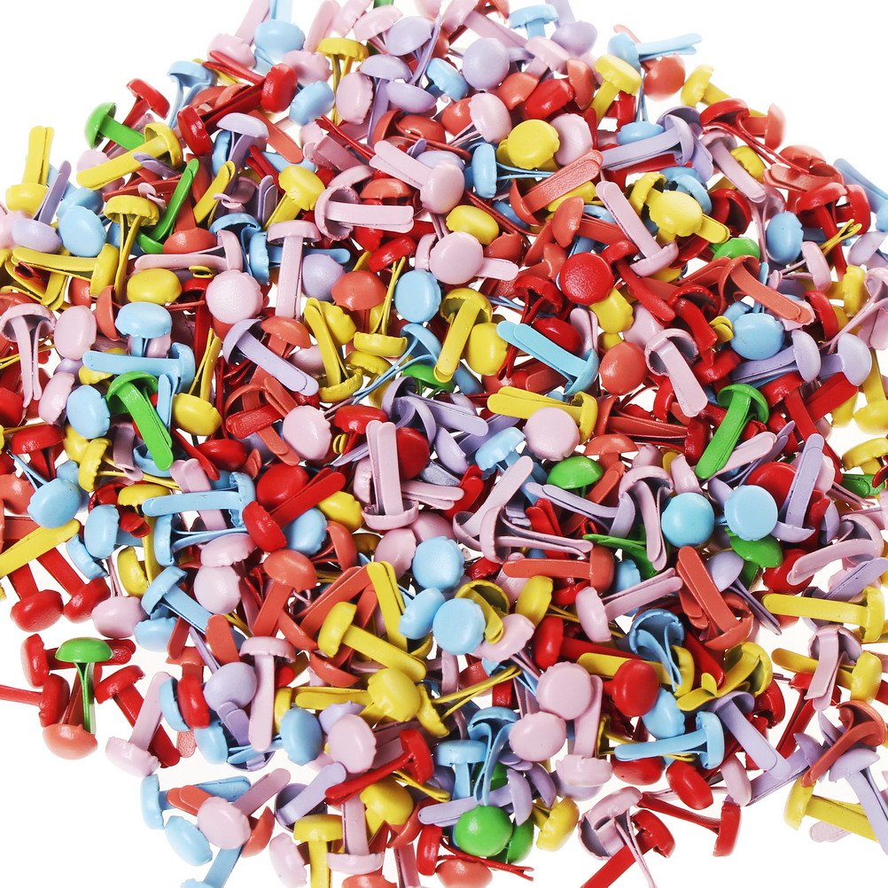 500 Mini Musterbeutelklammern Schwarz - Für Scrapbooking & Bastelprojekte