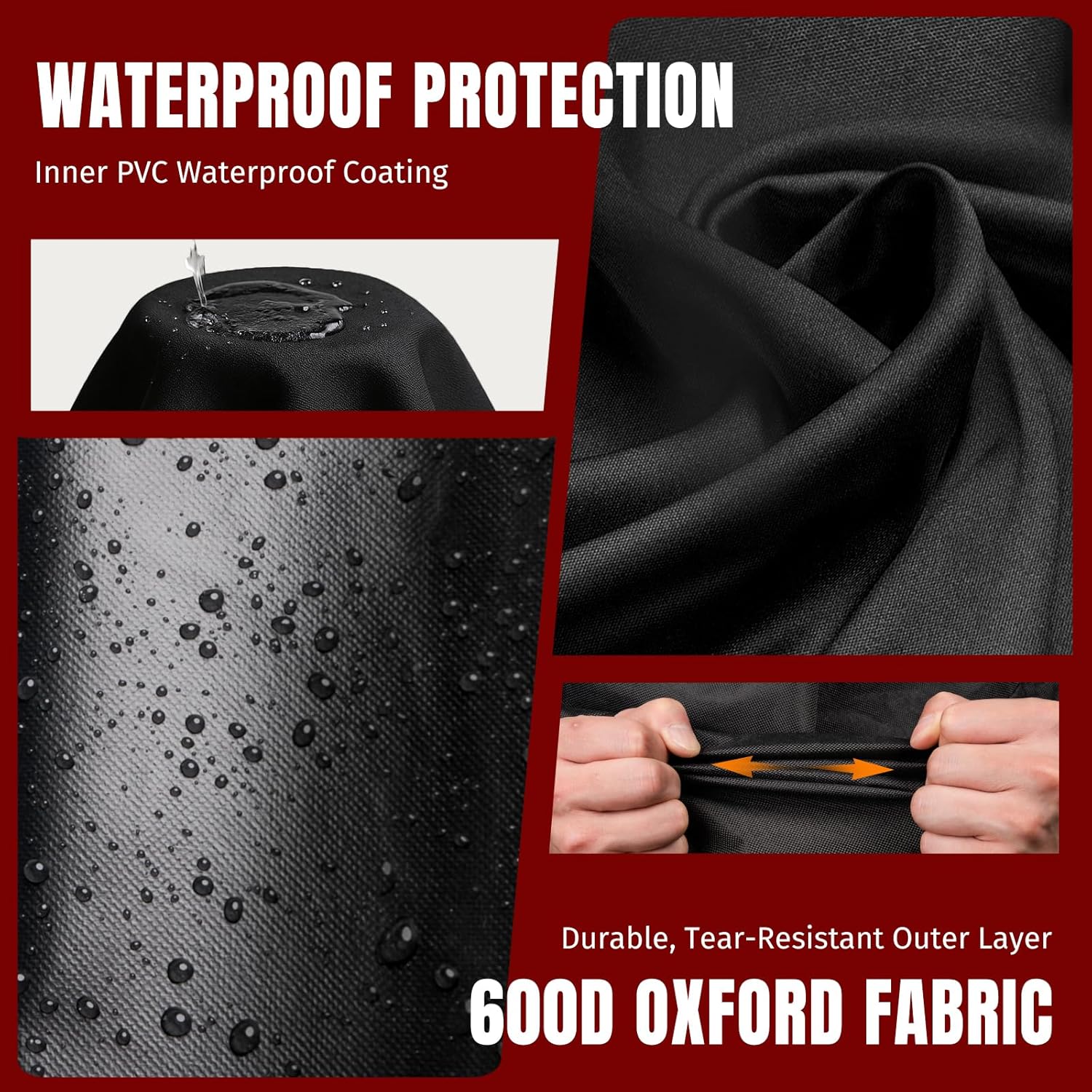 Upgraded Griddle Cover - 22 Inch 28 Inch Single Shelf Griddle Cover with Hood and Stand for Blackstone, Waterproof & Heavy Duty with Large Air Vent and Straps