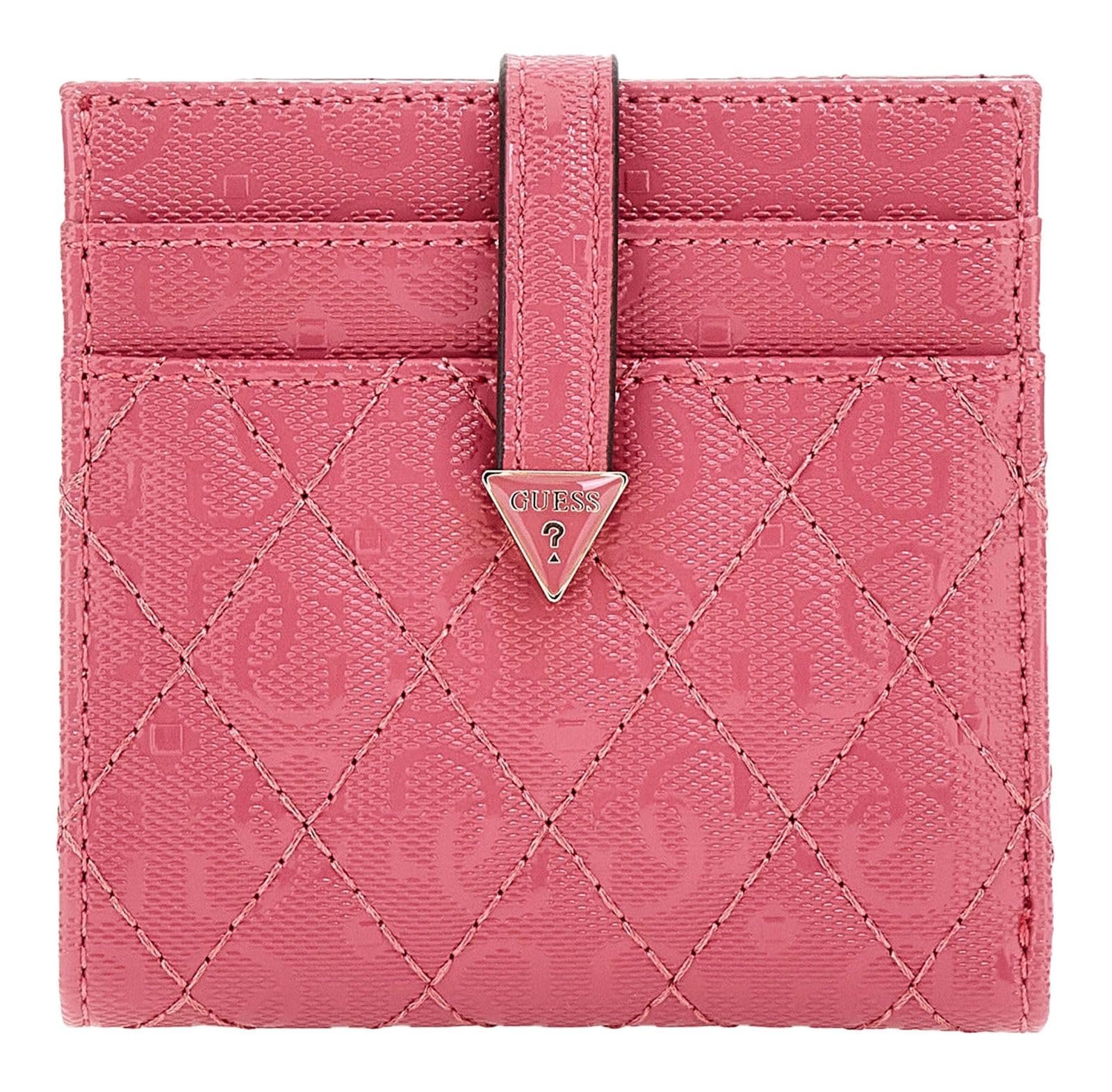 Porte-cartes GUESS Yarmilla haut de gamme, étui chic coloris framboise - 4