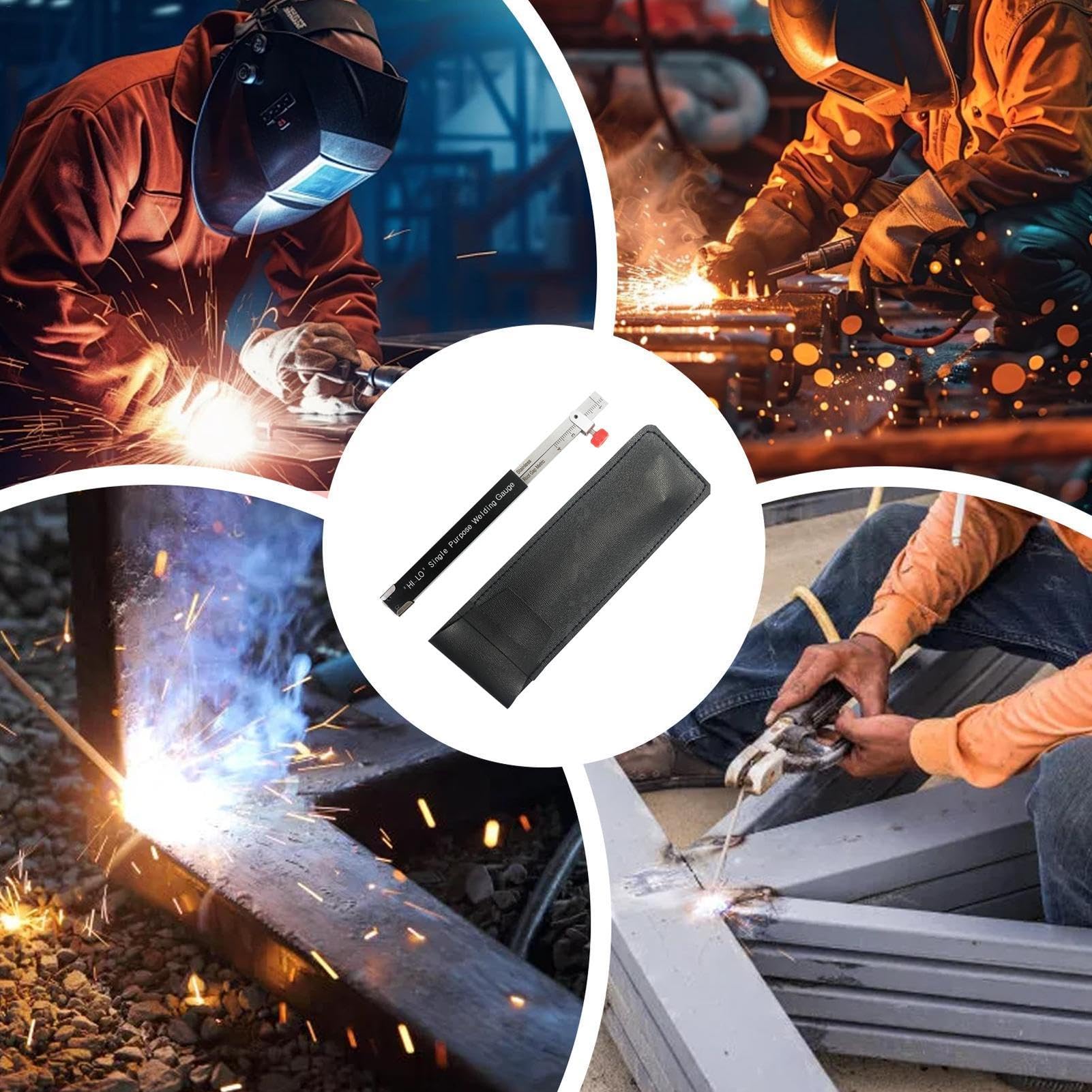 Welding Measuring Tools - Root Weld Space Gage, Internal Welding Gauge, Single Purpose Measurement Tool for Precise Pipe Welding, Accurate Weld Thickness and Root Gap Measurement
