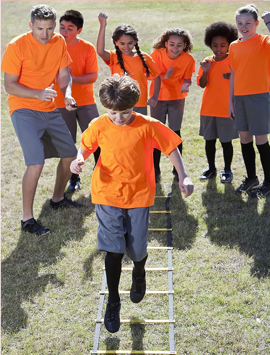Agility Ladder Agility Speed Training Ladder, Football Flexibility Jumping Ladder,Fitness Training Set, for Kids/Adults Sport Equipment(Size:5M)