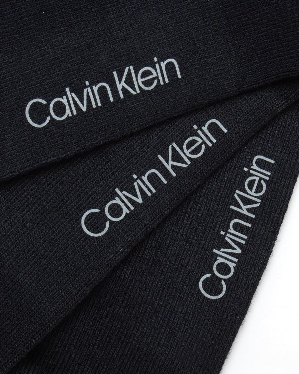 Calvin Klein Mens Dress Socks - 6 Pairs Soft Cotton Blend Crew Socks for Men - Classic Comfort Stay Up Cuff Mixed Pattern - Image 4