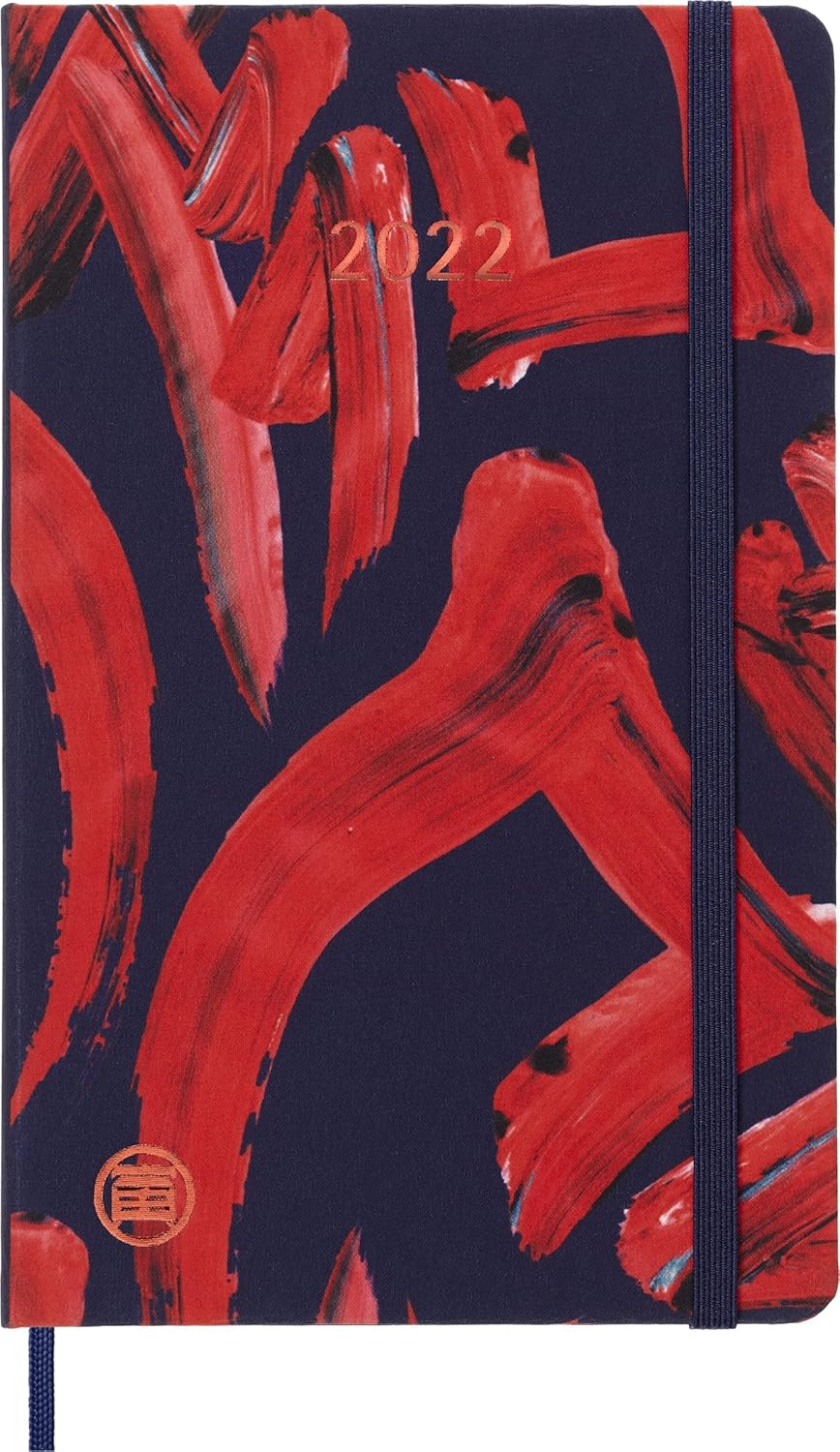 Moleskine 12Months Weekly Diary Year of the Tiger 2022, Hard Cover and Elastic Closure, Limited
