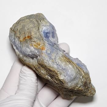 Amazon | [N2 stone Natural] 天然鉱物 ブルーレースアゲート