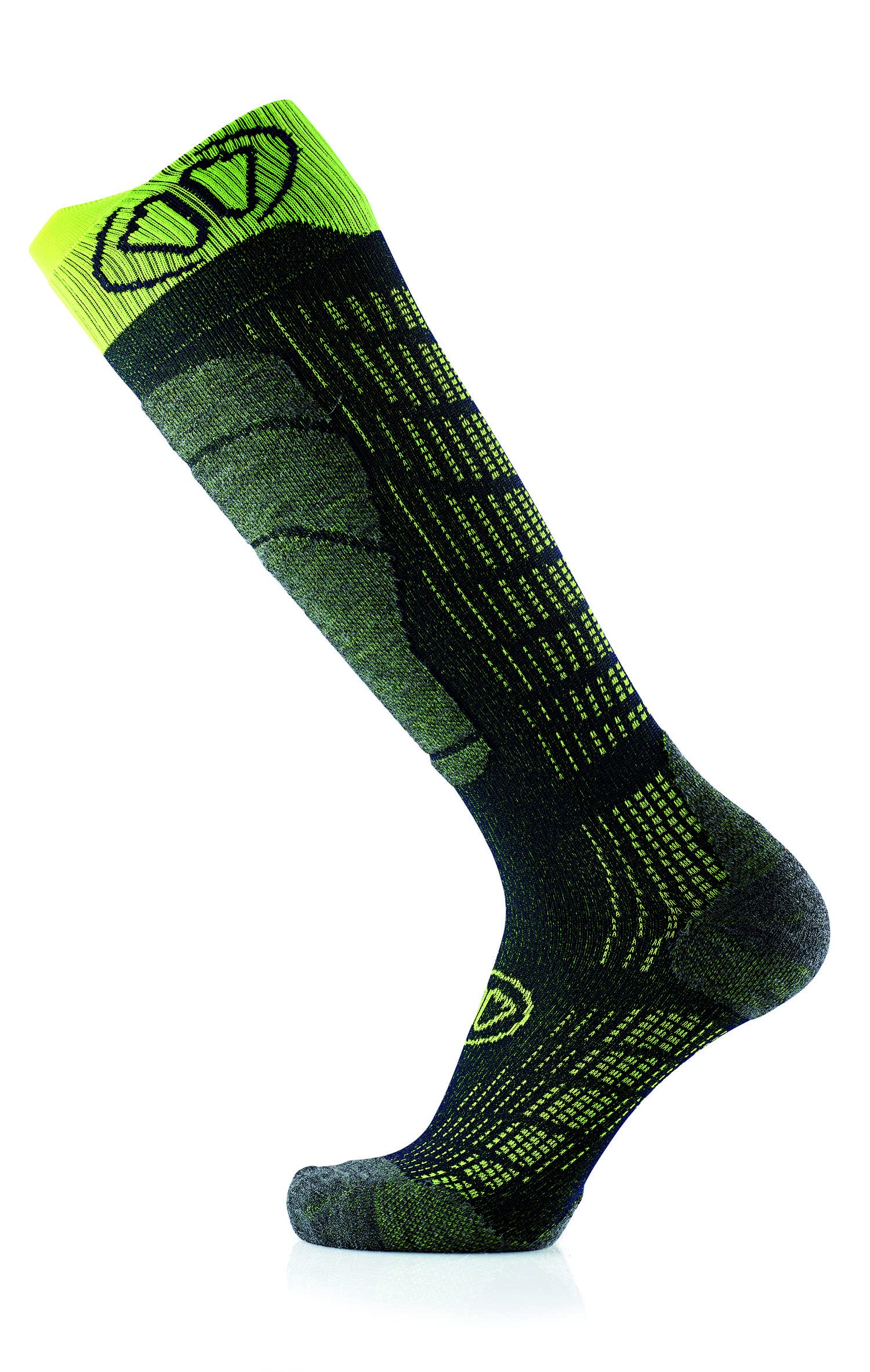 Sidas Chaussettes De Ski Mi-hautes En Laine Mérinos Pour L'automne Et L'hiver