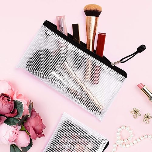 Miniatura 6 de Tamaño B5/A6, bolsas de malla de plástico con cremallera, carpetas de archivos de documentos resistentes al desgarro, bolsa de documentos con