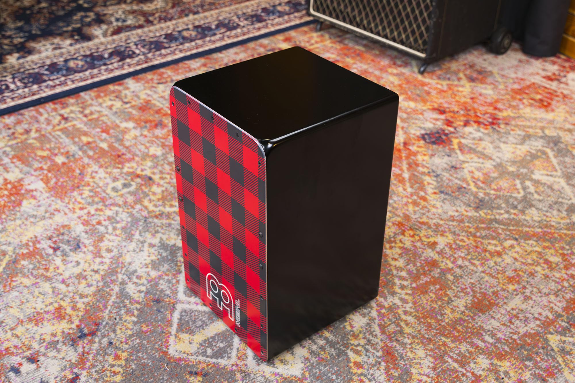 Meinl Percussion Headliner Cajon Instrument – Grand Cajon avec caisse claire et son grave – Bois, Multicolore (HCAJ3LJ)