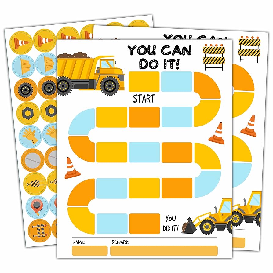 amazon-com-10-construction-reward-chart-with-216-round-stickers-incentive-behavior-chart-for-kids-at-home-classroom-kids-routine-daily-chore-sticker-chart-a03-office-products for Free Printable Classroom Reward Chart Amazon.com : 10 Construction Reward Chart with 216 Round Stickers, Incentive Behavior Chart for Kids at Home Classroom, Kids Routine Daily Chore Sticker Chart-A03 : Office Products for Free Printable Classroom Reward Chart