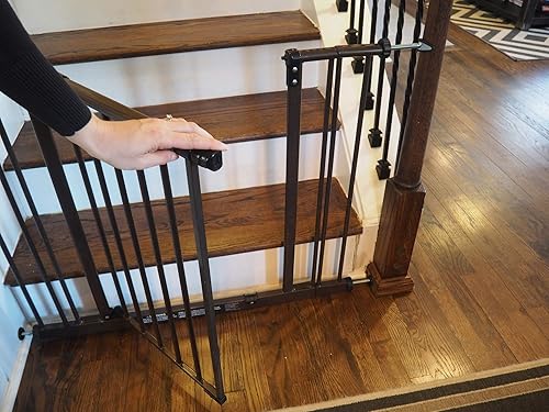 Miniatura 3 de Adaptador de barandilla de escalera extra largo M8 (0.315 in), varillas de husillo en Y, paquete de 2 para puertas de seguridad montadas a presión