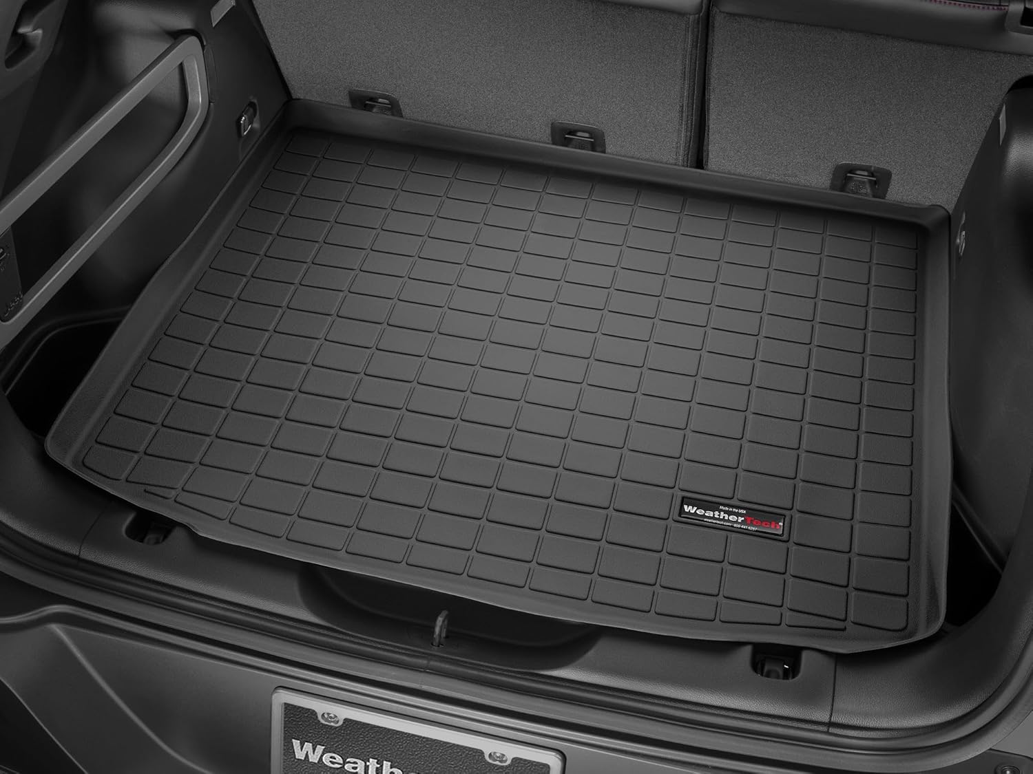 WeatherTech Cargo Trunk Liner for Jeep Cherokee, Behind 2nd Row (40656), Black