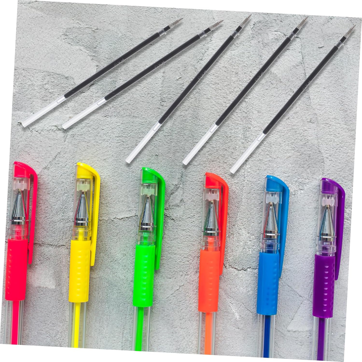 24 Pack Black Gel Pen Refills Fine Point Smooth Writing image 5
