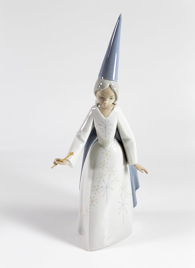 Lladro "Fairy" Collectible Figurine 04595 Retired Glazed Finish Home & Kitchen