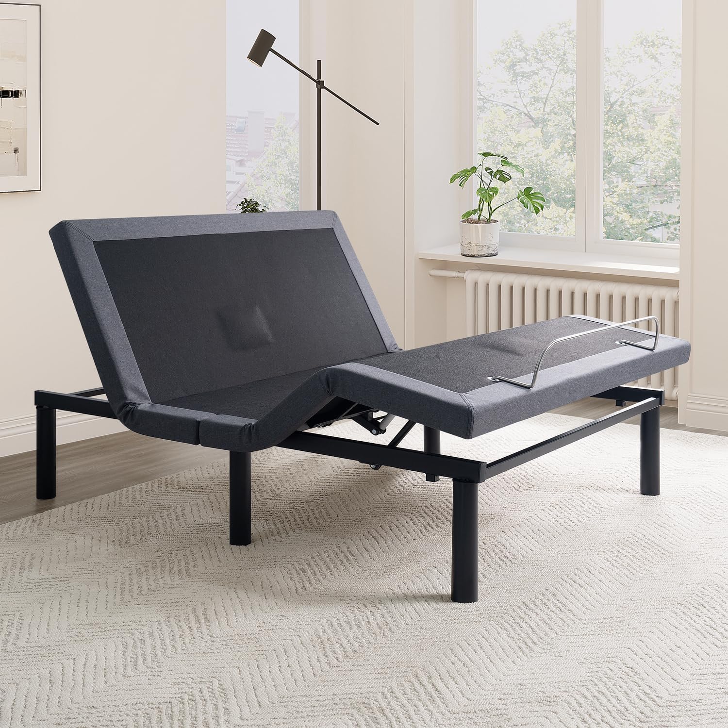 IdealBase Adjustable Bed Frame Full/Gray