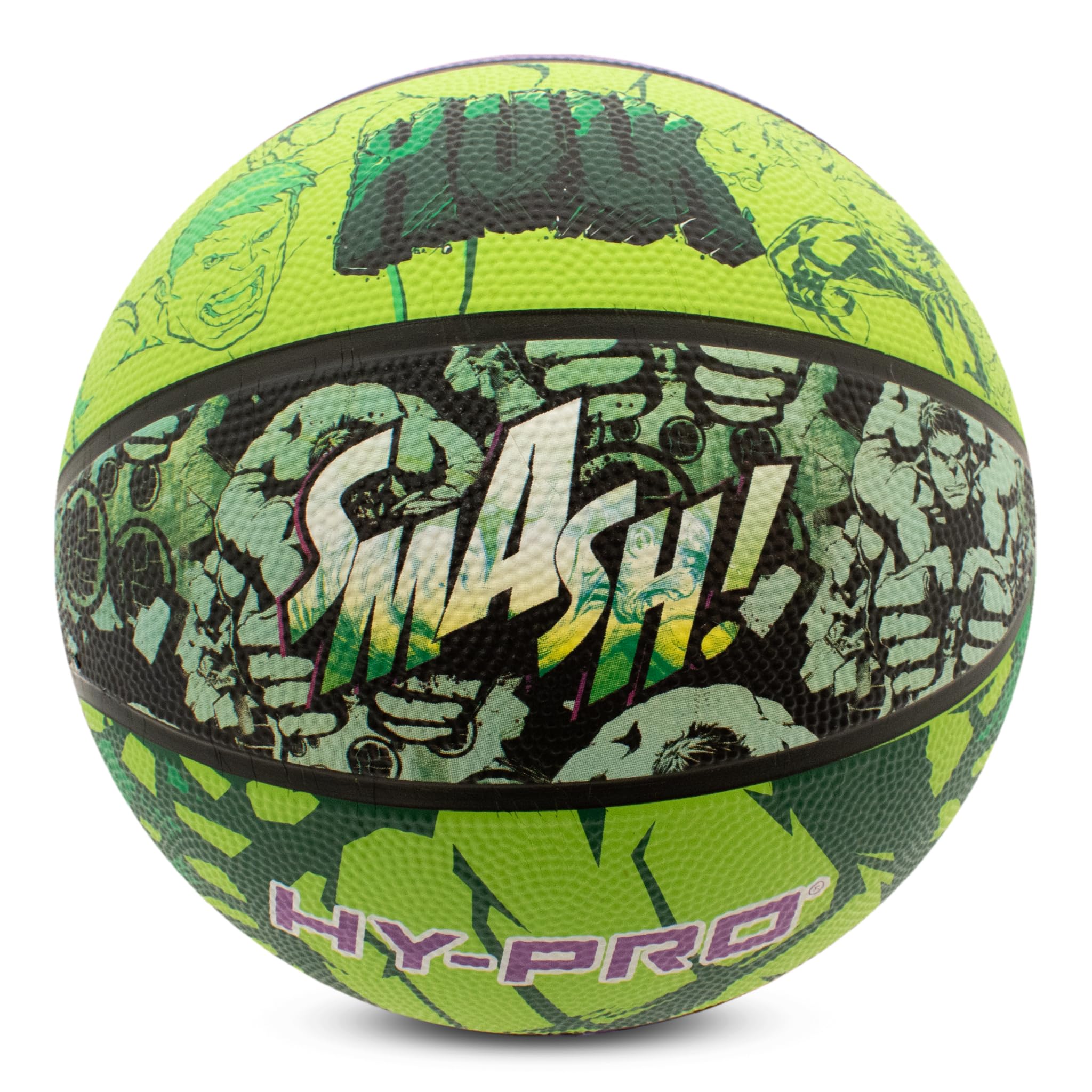 Hy-Pro Officially Licensed Hulk Basketball Size 5 - Marvel Design with Hulk Graphic, Small Basketball for Indoor or Outdoor Play & Practice - Durable Rubber — image 1