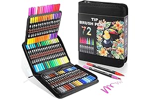 Double Brush Marker Pens: Vibrant Colors for Endless Creativity