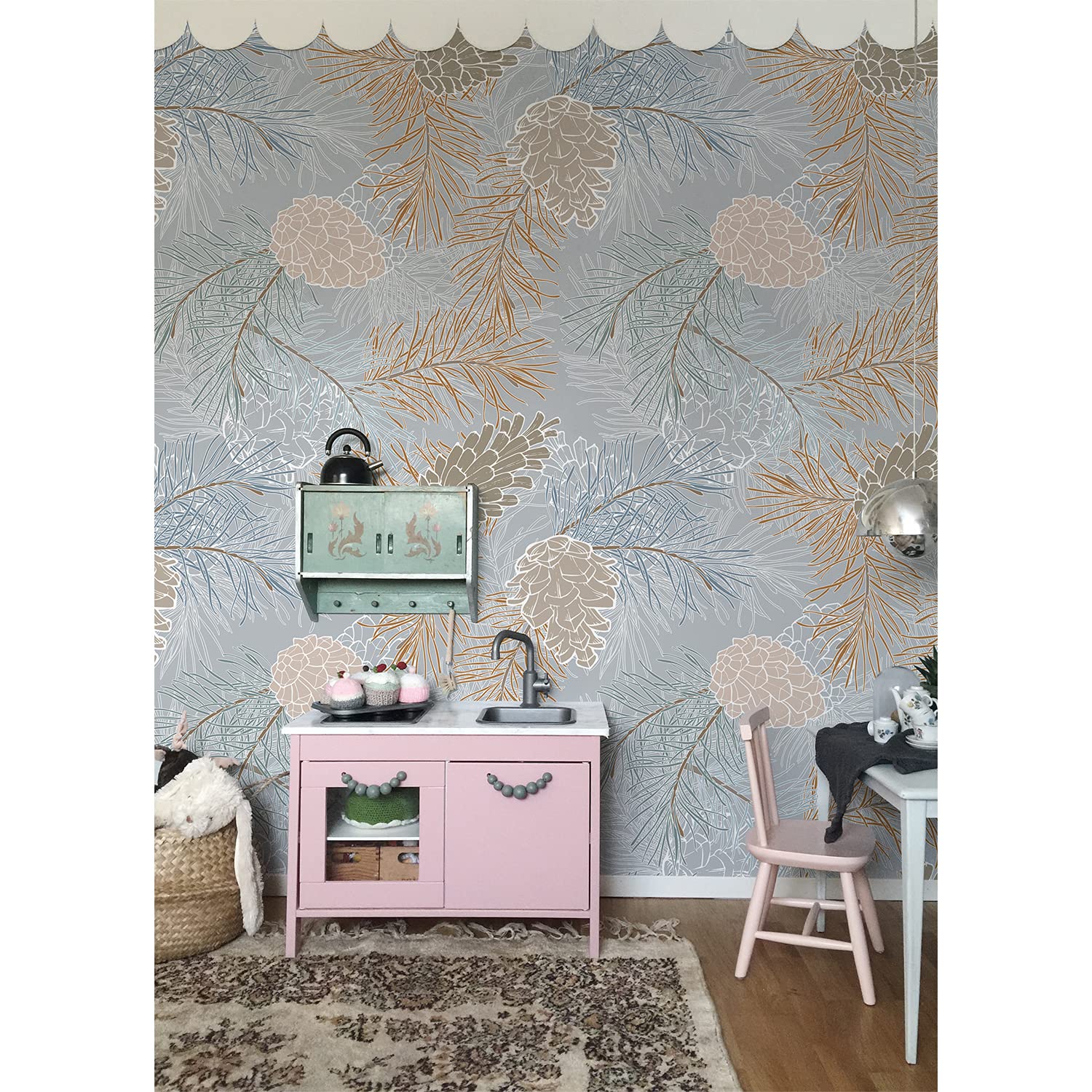 Stickers muraux papier peint meuble chambre salon taiga
