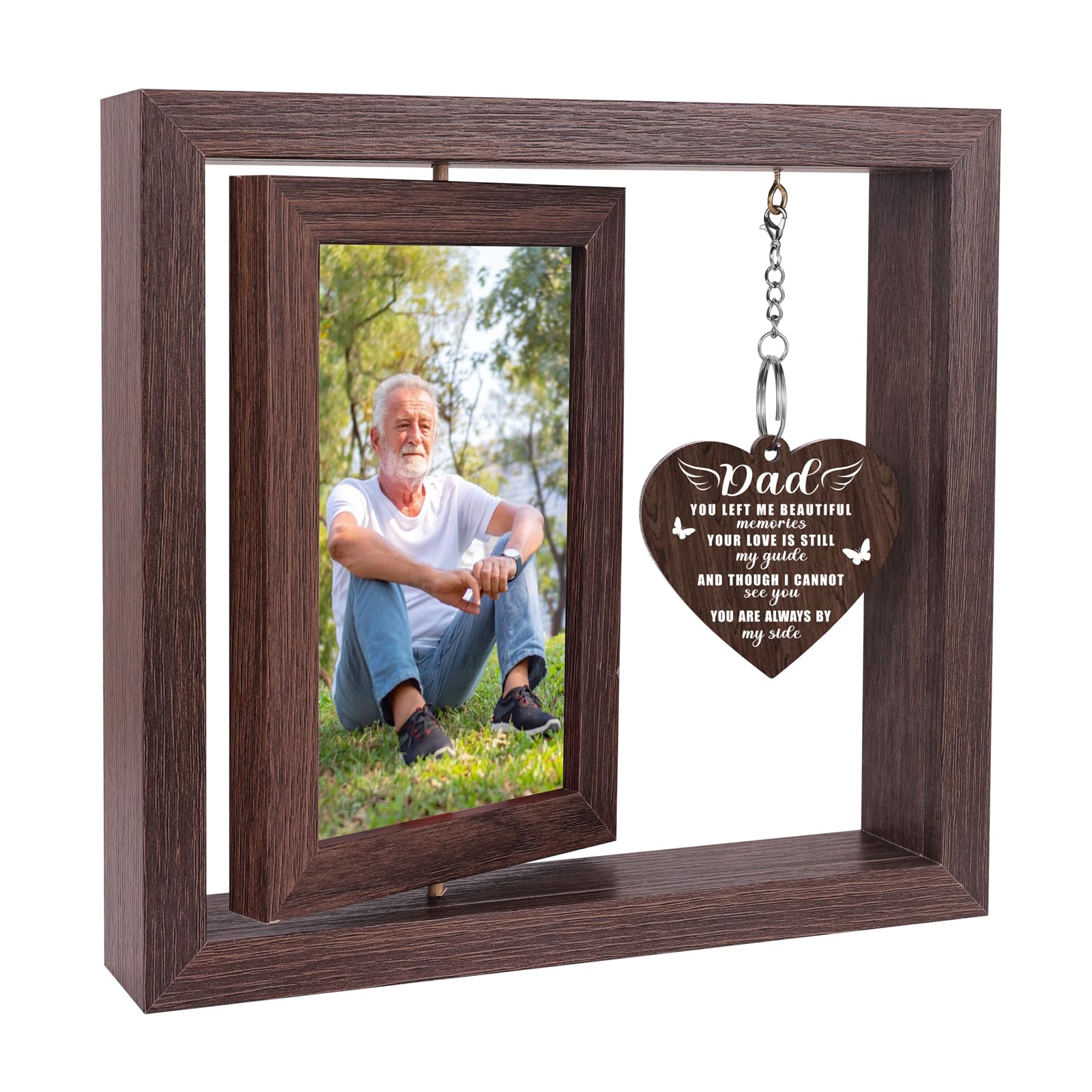 Boiveco Memorial Gifts for Loss of Dad Sympathy Picture Frame