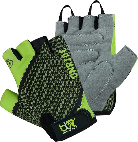 Guantes de ciclismo para niños con agarre mejorado, acolchado de seguridad para niños, diseño transpirable y duradero, para niños y niñas, de 3 a 12