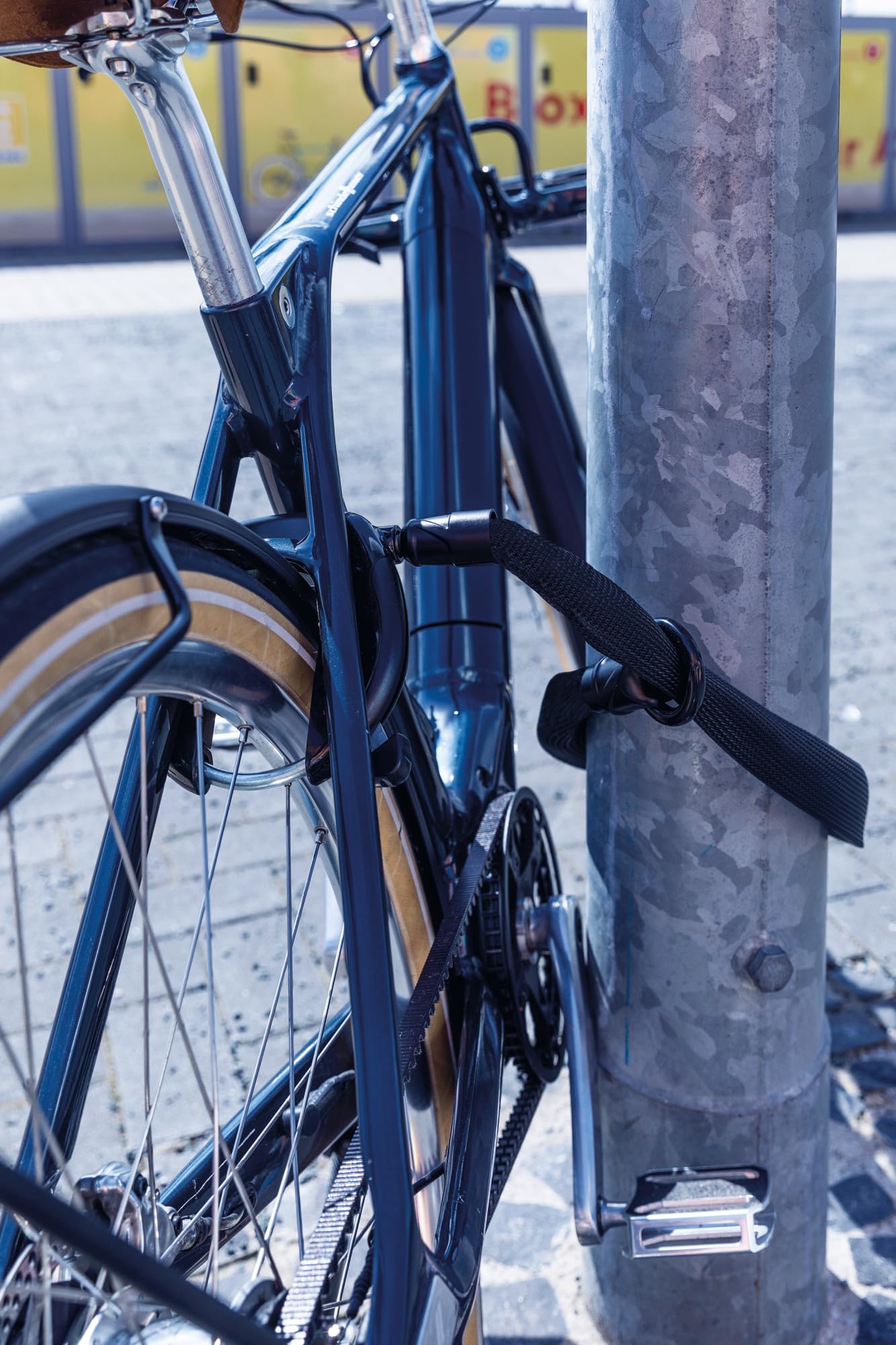 ABUS Catena per lucchetto da telaio IvyTex Adaptor Chain 8KS - Lucchetto da bicicletta con copertura antisporco e antiumidità - Catena spessa 8 mm
