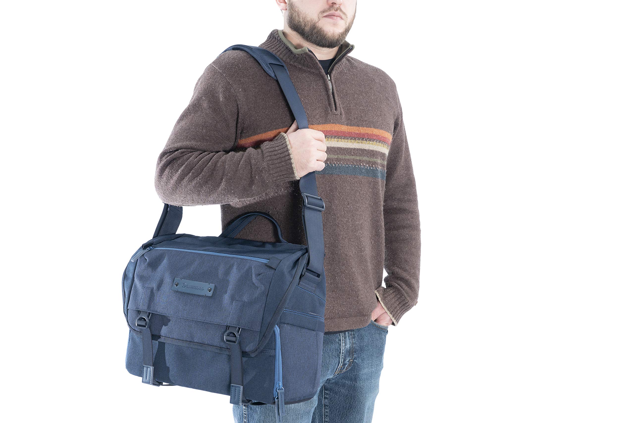 Vanguard VEO RANGE38 NV torba kurierska do aparatu DSLR lub lustrzanego/CCC, granatowa