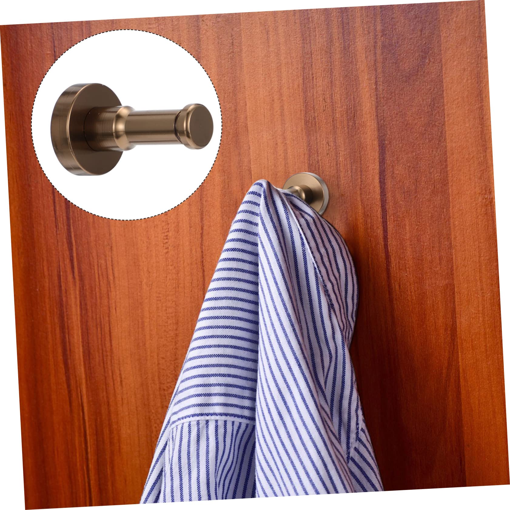 VASDEV Perchas de Gancho, Colgador de Pared para Sombrero Negro, Perchero para Ropa montado en la Pared, Clavijas para Abrigos, Gancho para Colgar en la Pared, Gancho para Colgar, colgado