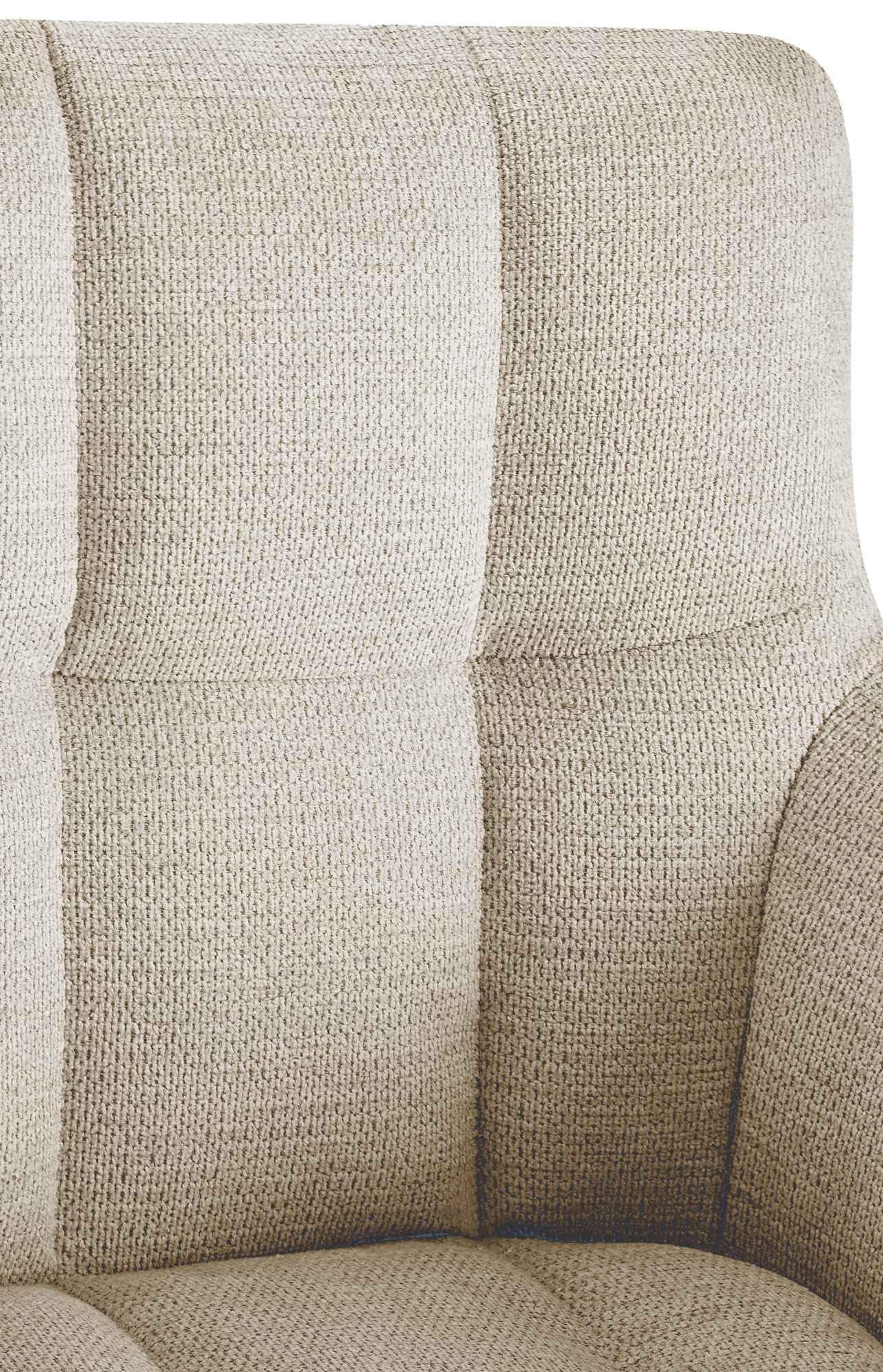 CLP Juego de 2 sillas de Comedor, Sillón Jonah Giratorio con Brazos, Silla Moderna para salón, soporta hasta 150 kg Color:Crema