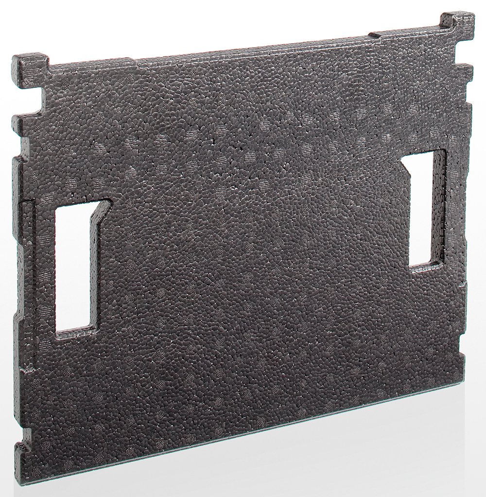 Caja de Surtido Plástico Plegable | L Box 102 Gris Incl. Insetboxenset H3 + Deckenpolster | Surtido Tornillos | Ideal Herramientas Vacío