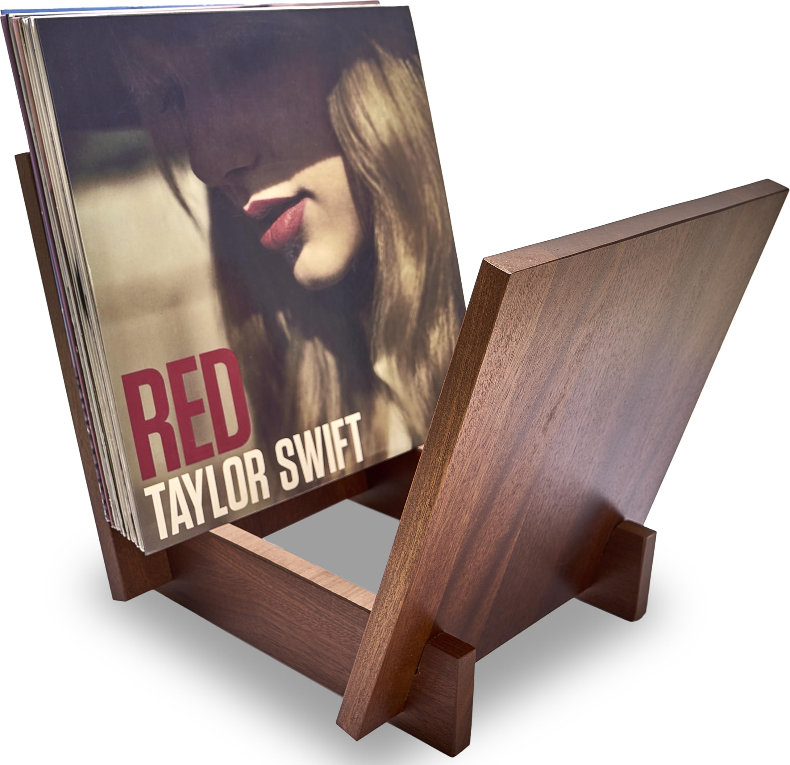 MODERN VINYL Platenhouder - Goud Metaal - 80-100 LP Opslag - Eenvoudige, Snelle Montage - Vinyl Display, Opslag - High-End Design - Beschermt Vinyl - Organiseer Albums - Boek, Tijdschrift, Bestanden
