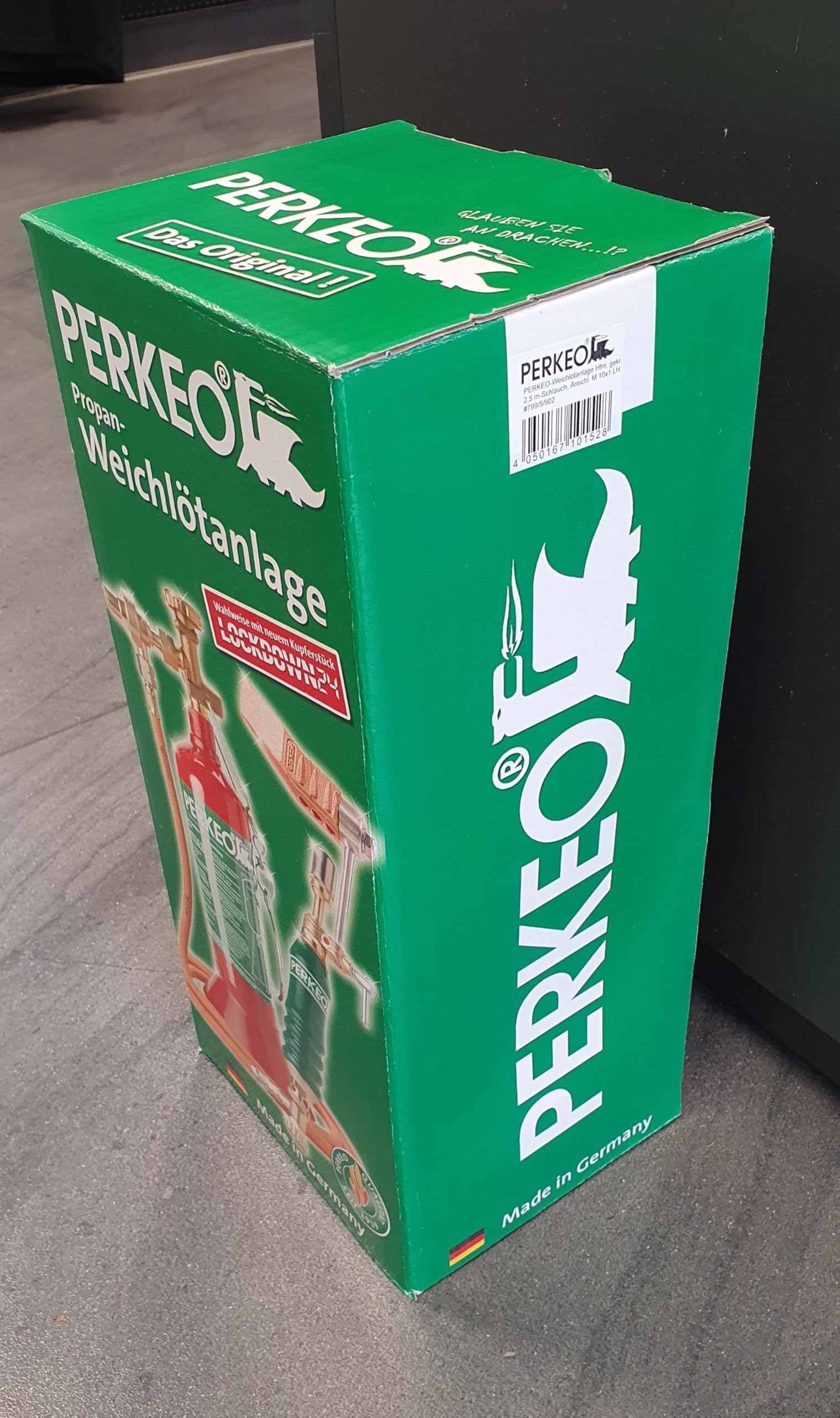 Propan Weichlötanlage, 2,5 m Schlauch, Anschluss M10 x 1LH