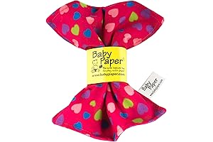 Baby Paper Crinkly Baby Toy, Pink Hearts