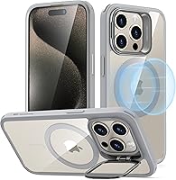 Vista 20 de ESR Funda para iPhone 13 Pro, compatible con MagSafe, protección de grado militar a prueba de golpes, soporte de anillo de cámara integrado, funda