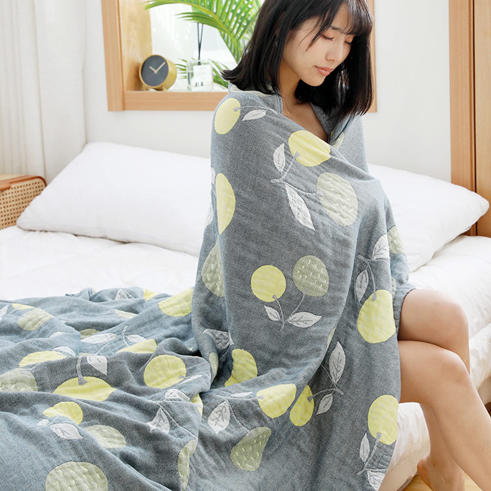 Amazon.co.jp: 北欧風 タオルケット 綿100% ガーゼ ガーゼケット