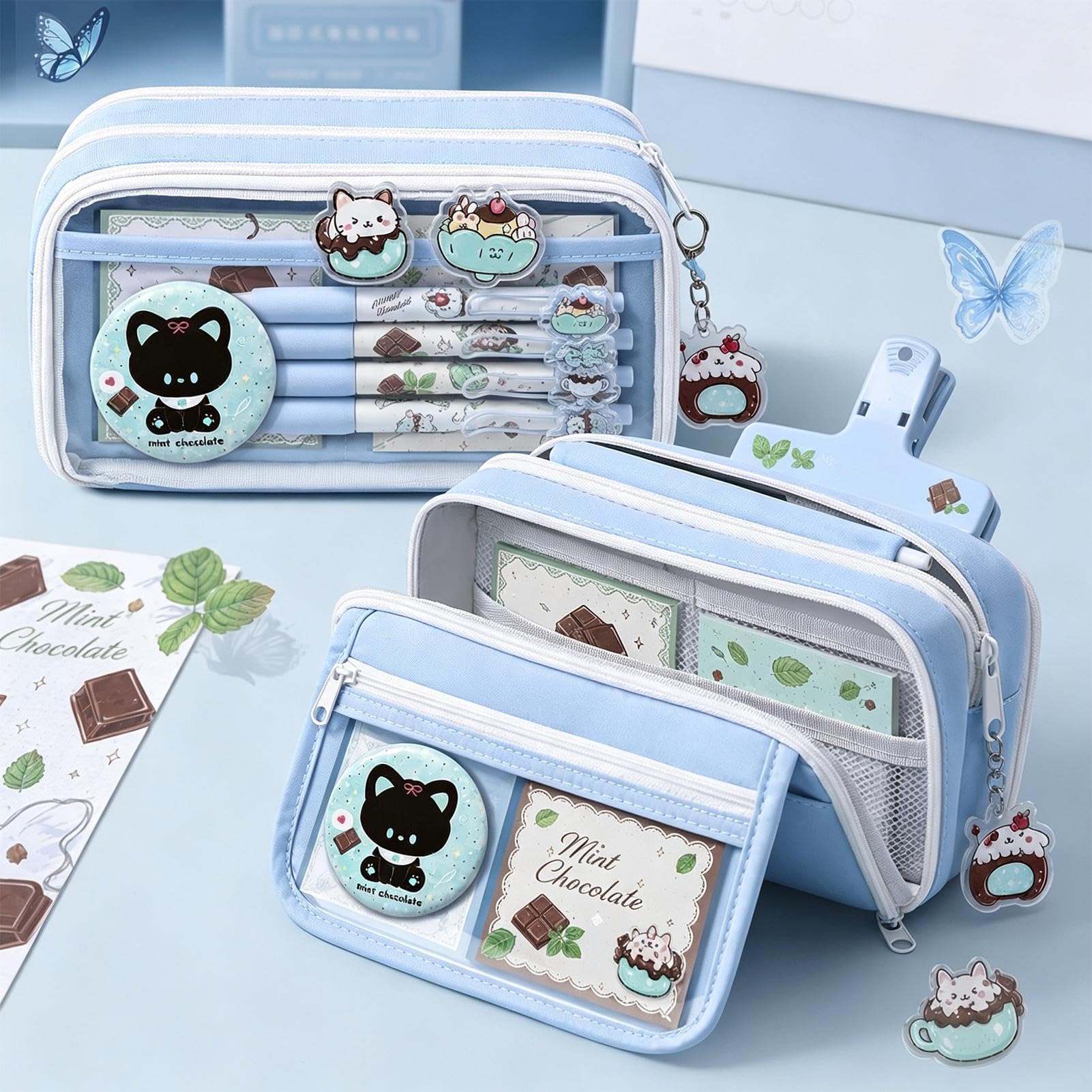Set Di Cancelleria Kit Di Cancelleria Scolastica Con Astuccio A Busta | Forniture Scolastiche E Universitarie Per Studenti E Studentesse, Adolescenti, Università, Casa, Bambini, Ragazzi E Ragazze