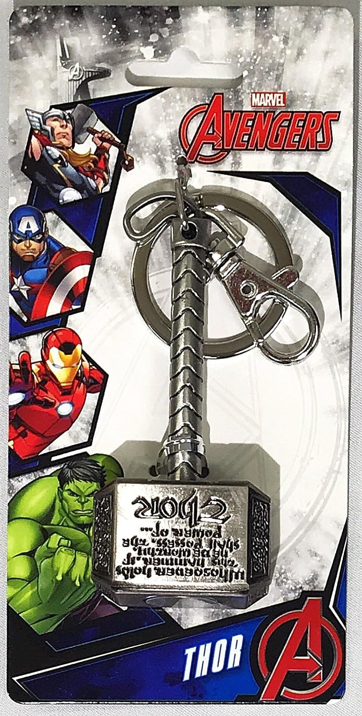 Amazon.co.jp MARVEL（マーベル）THOR（ソー）Hammer Pewter Keyring（キーホルダー） [並行輸入品
