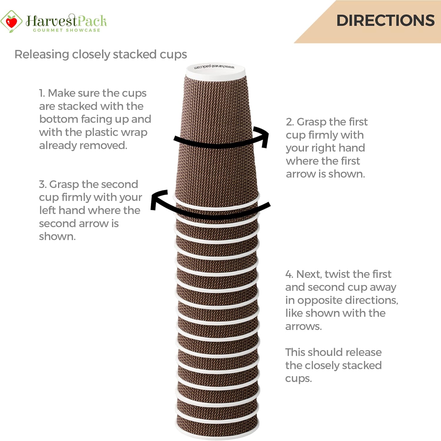 Flаѕh Sаlе Buу 1 gеt 1 HARVEST PACK 16 oz Insulated Ripple Double-Walled Paper Cup with Lid, Brown Geometric, Coffee Tea Hot Chocolate Drinks To go [85 SETS]