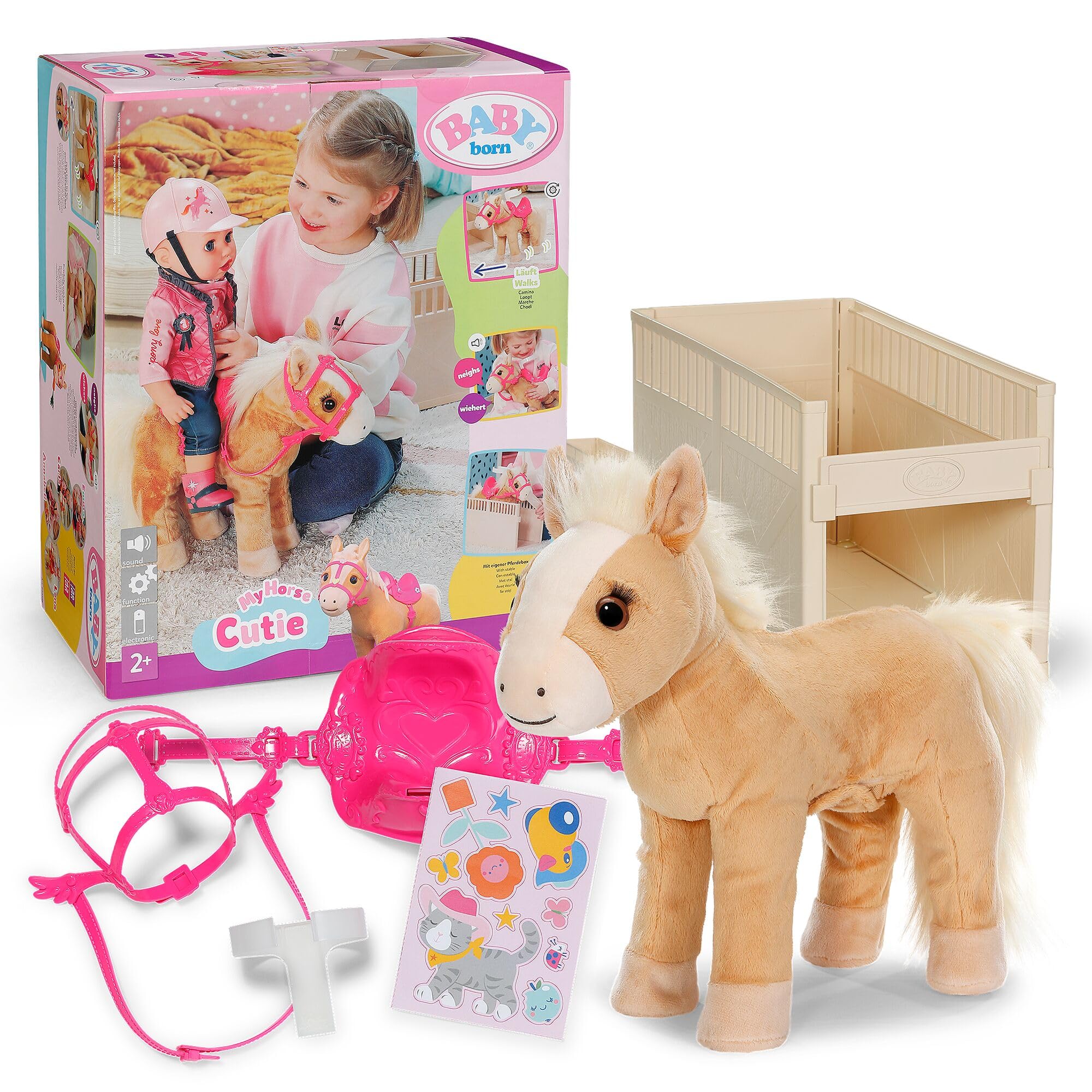 BABY Born Mein Pferd Cutie mit Transportbox