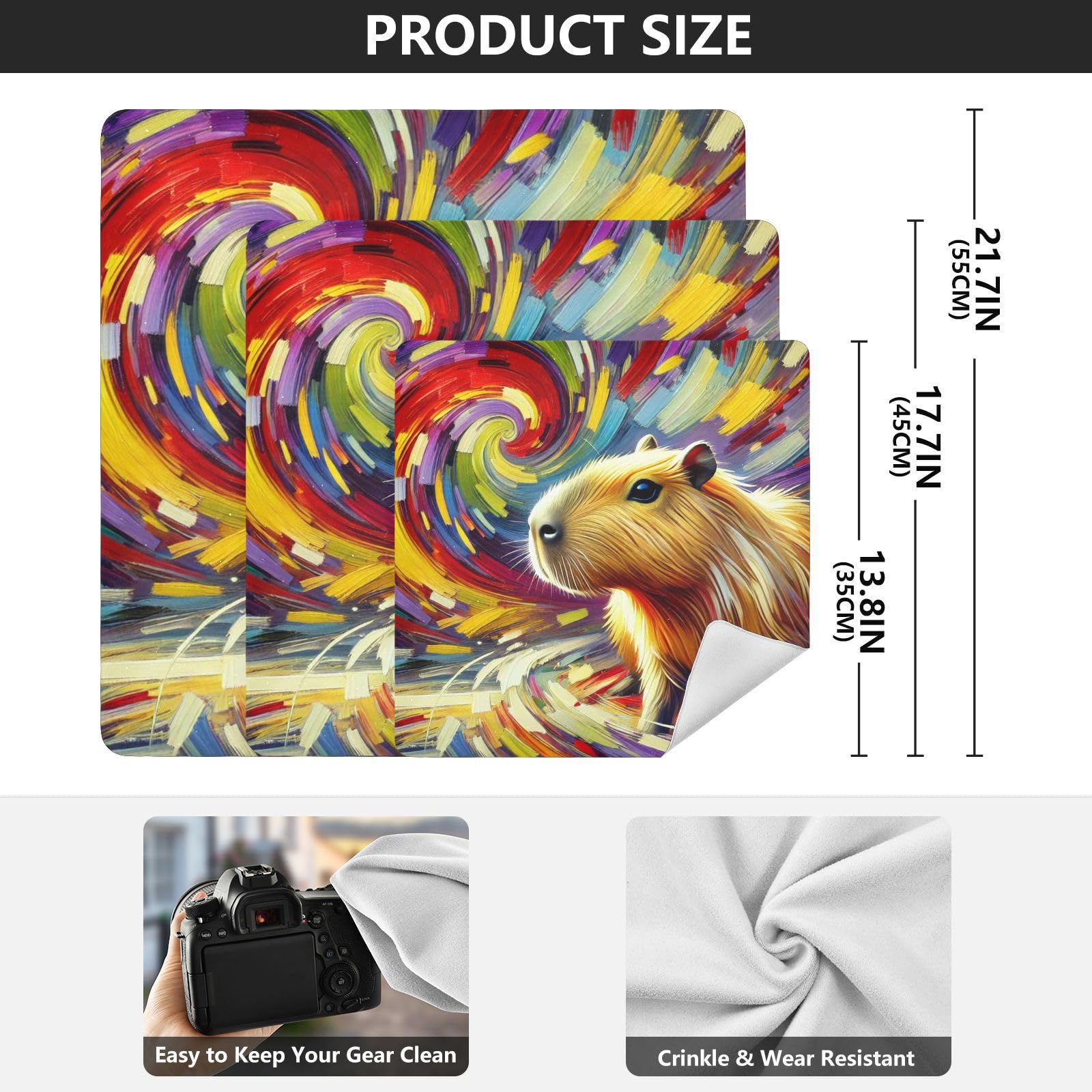 Joko Ivery Capybara Abstract Camera Lens Wrap 21.7