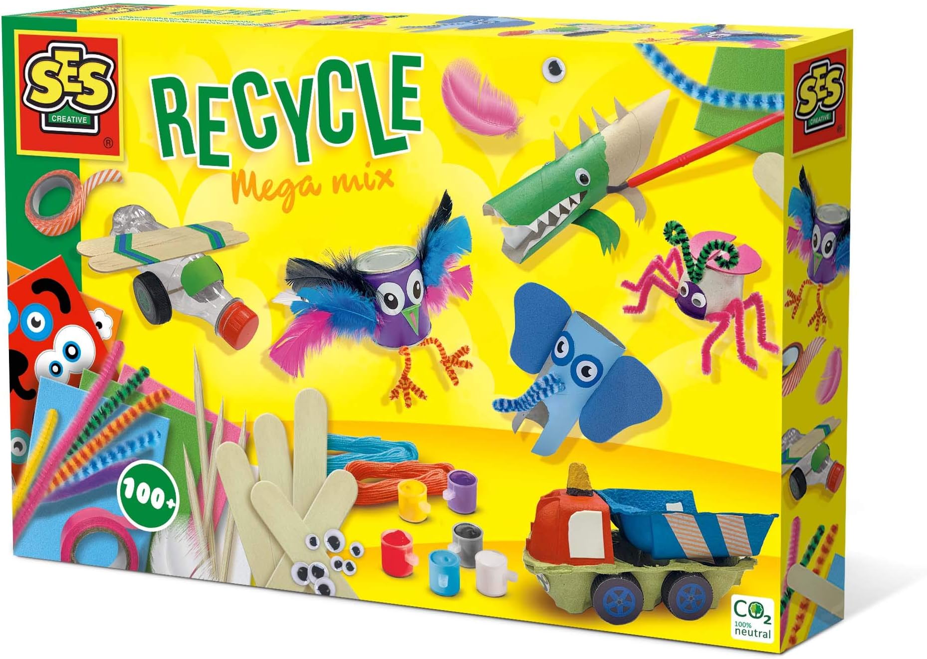 SES CreativeRecycle Mega Mix Craft Set (100 Pieces)