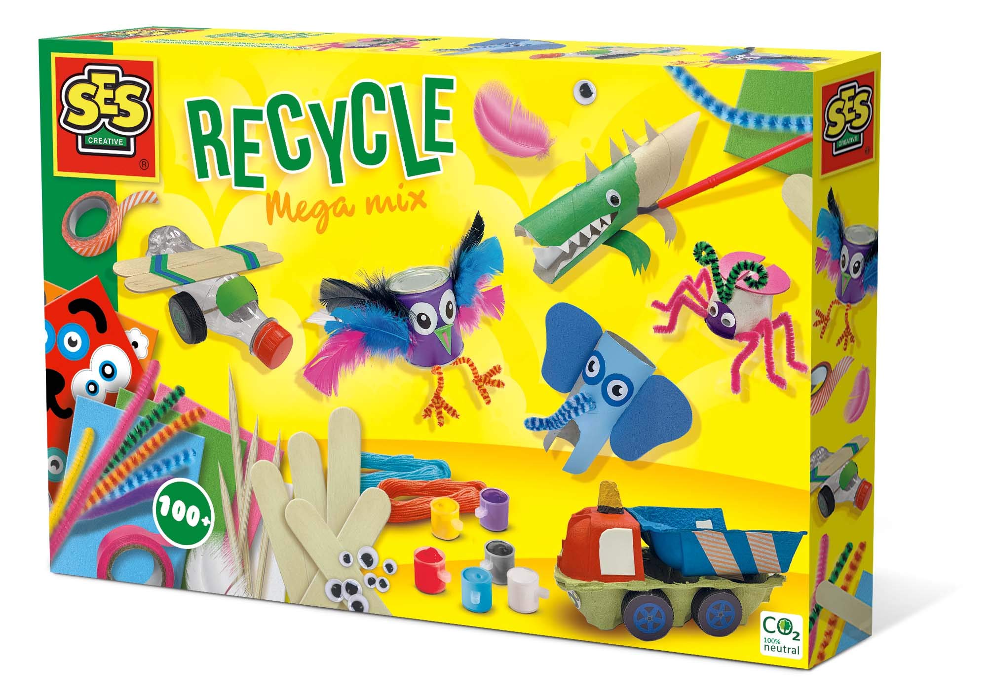 SES CreativeRecycle Mega Mix Craft Set (100 Pieces)