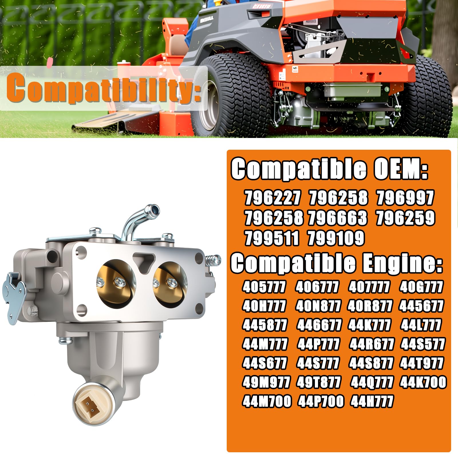 Amazon.com: 796997 Carburetor Compatible with Briggs & Stratton