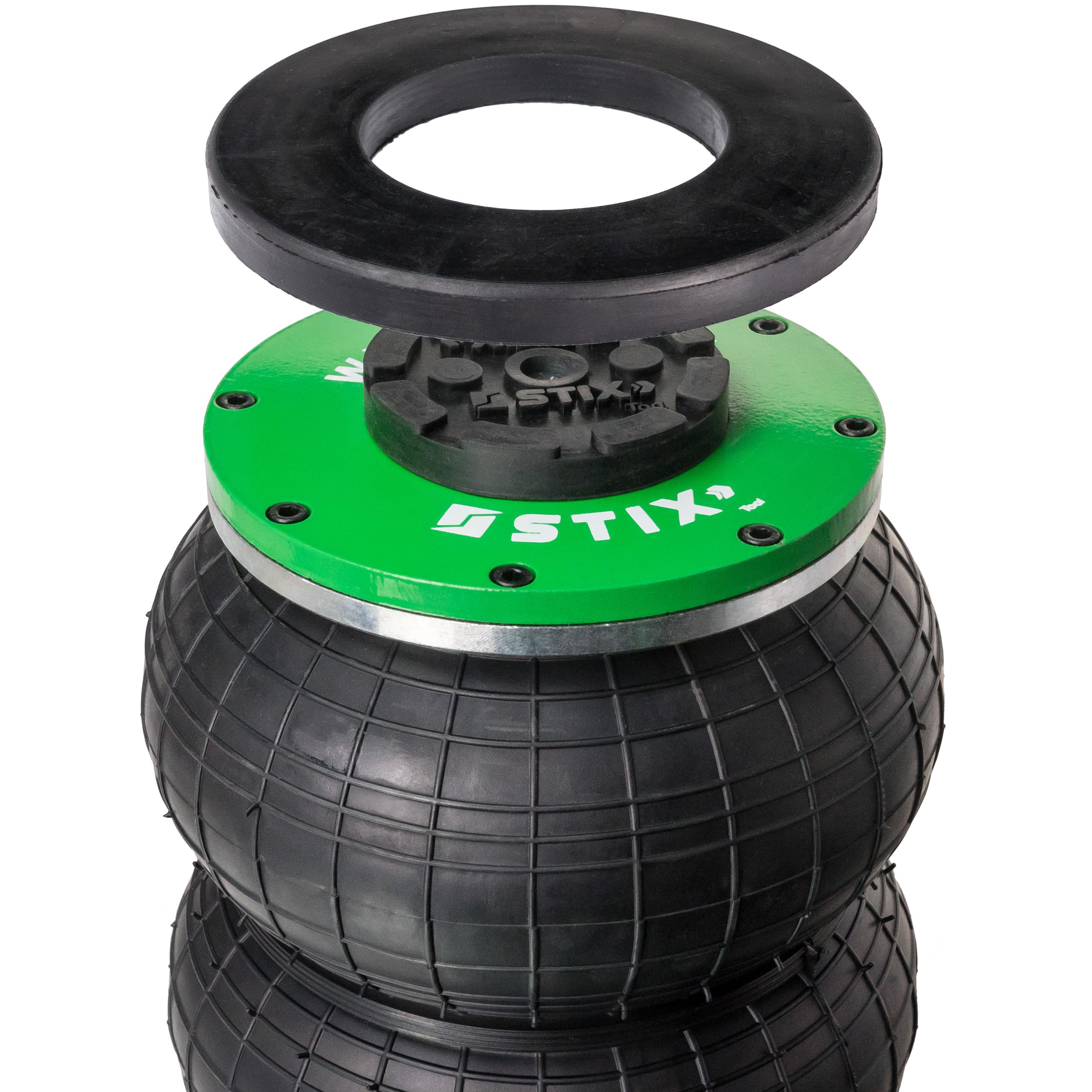 Pneumatischer Wagenheber 3,5T - Luft Wagenheber 130-430 mm - Druckluft Wagenheber mit 5-Fach Teleskop & EU Safety Valve - Air Jack für Werkstatt & Reifenwechsel