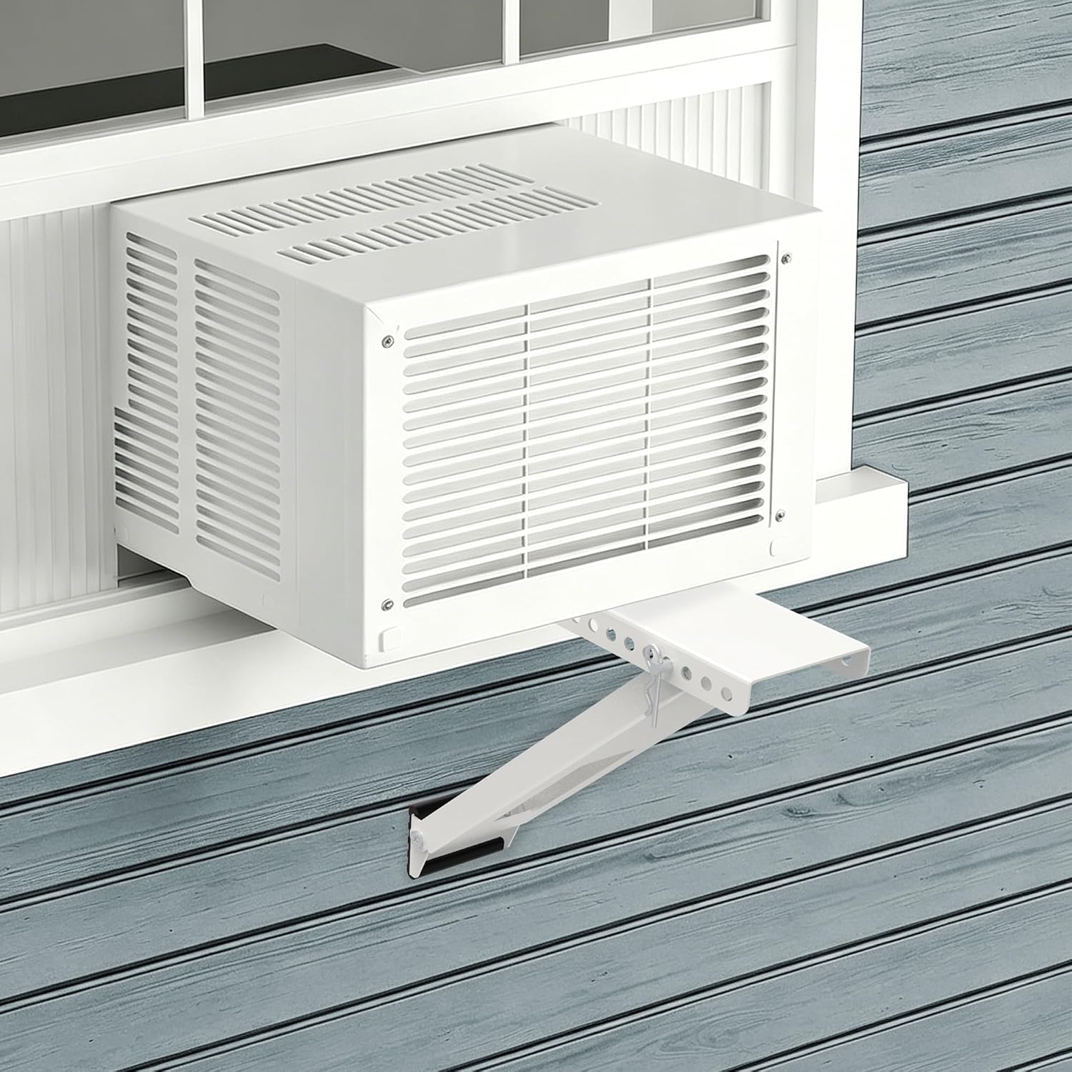Jeacent Window AC Bracket No Drill Air Conditioner Support to 160lbs image 5
