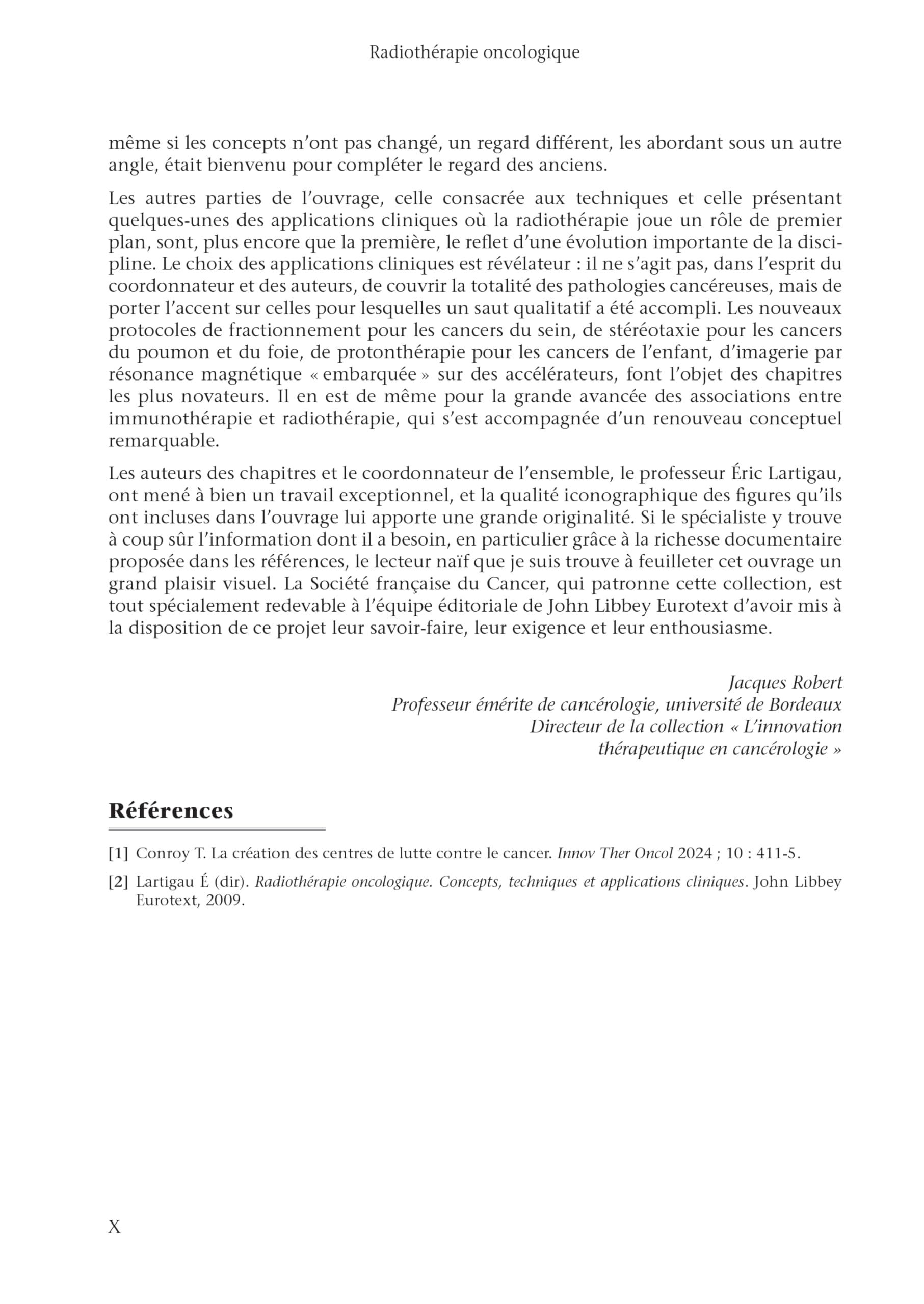 Radiothérapie oncologique (2e édition): Enjeux biologiques, techniques, organisationnels et cliniques