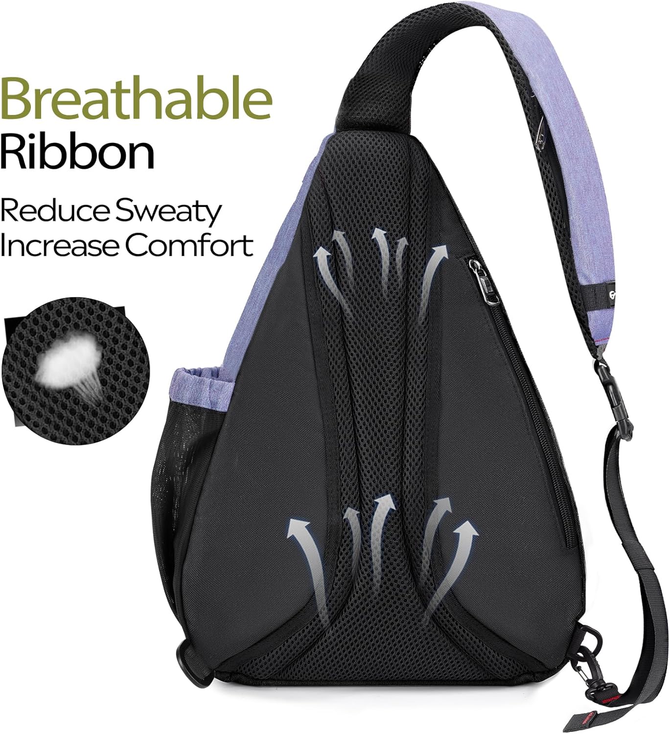 OutdoorMaster Sling Bag, Hiking Daypack, Crossbody Shoulder Chest Urban Outdoor Travel Backpack for Women & Men - Image 2