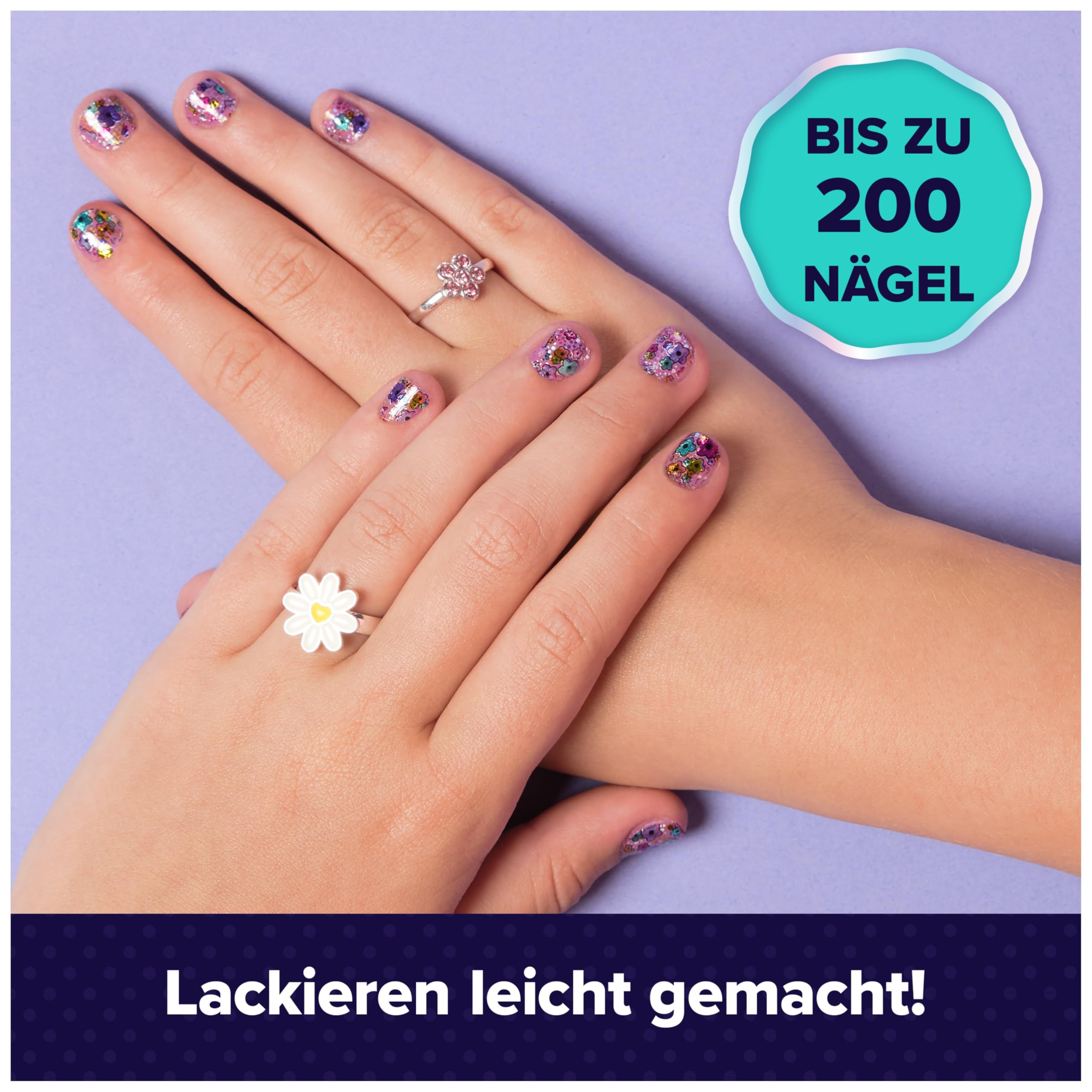 Cool MAKER Go Glam Nagelstudio - für stylische Nägel mit Motiven, ganz einfach lackieren und bedrucken, für Kinder ab 7 Jahren
